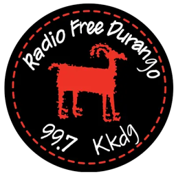 KKDG 99.7 Radio Free Durango logo