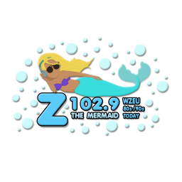 The Mermaid 102.9 WZEUFM logo