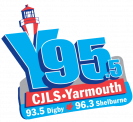 CJLS-FM "Y95" 95.5 Yarmouth, 93.5 Digby, 96.3 Shelburne, NS logo