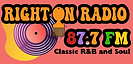 87.7 Right On Radio logo