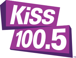 CHUR-FM "KISS 100.5" North Bay, ON logo